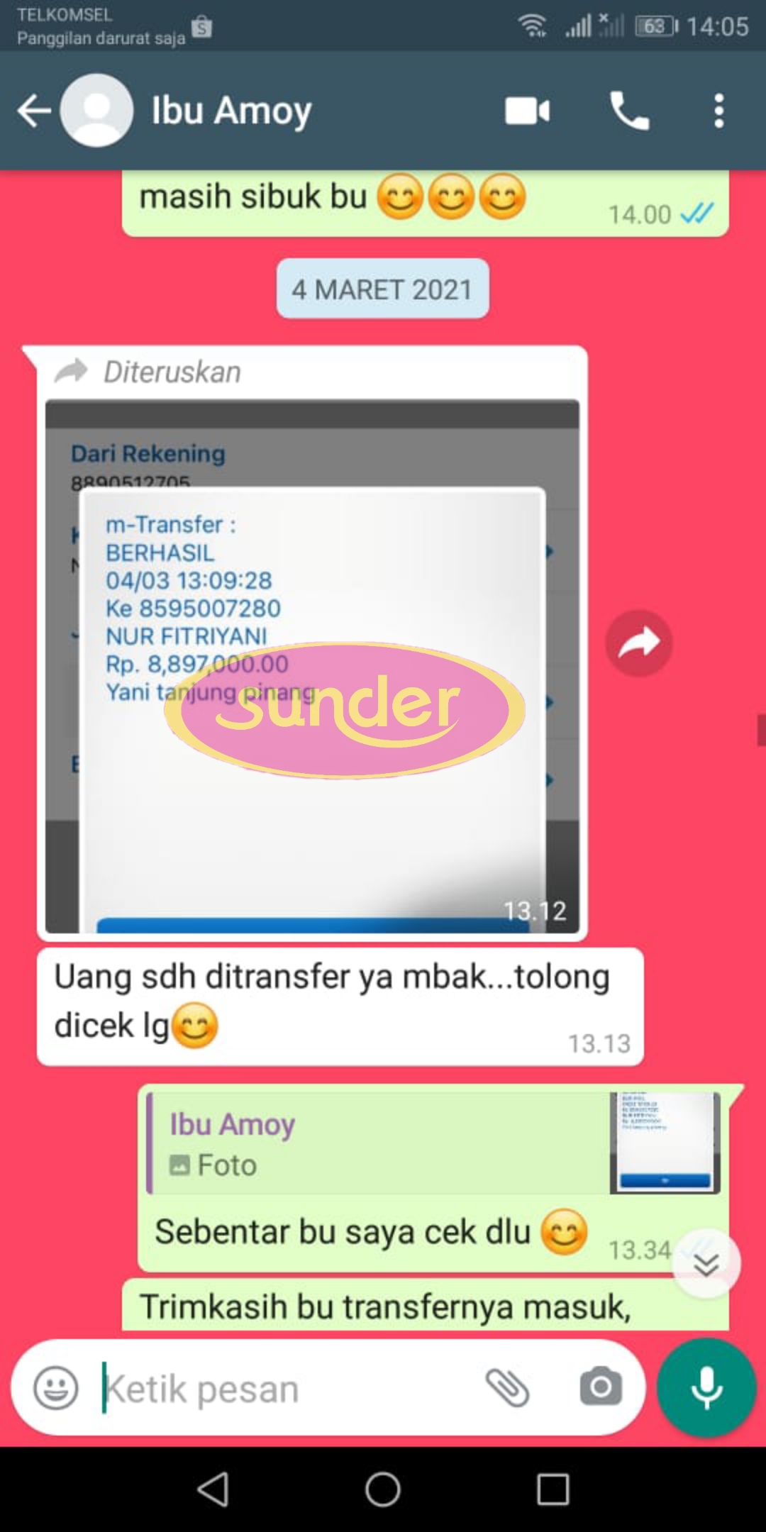 Testimoni Sunder, Testimoni Sunder Pusat Grosir Pakaian Dalam Trusted
